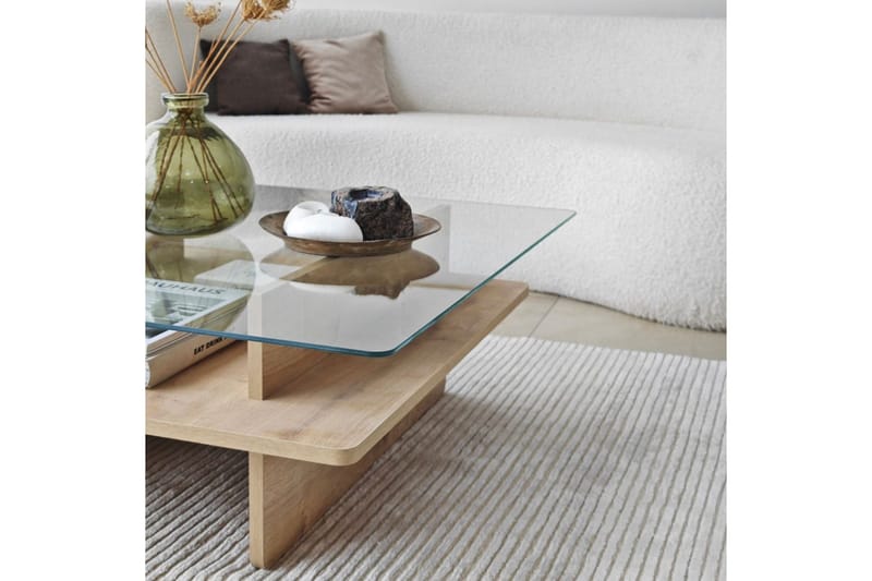 Soffbord Rubby Fyrkant Sudamal / Transparent - Sudamal / Transparent - Möbler - Bord & matgrupp - Soffbord