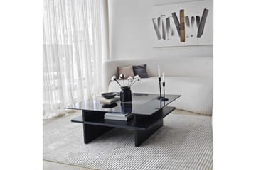 Soffbord Rubby Fyrkant Svart / Rök - Svart / Rök - Möbler - Bord & matgrupp - Soffbord