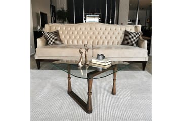 Sabani Soffbord 96 cm Trekantig - Valnötsbrun - Möbler - Bord & matgrupp - Soffbord