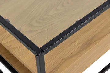 Sakila Soffbord 80x80 cm - Transparent - Möbler - Bord & matgrupp - Soffbord - Soffbord med förvaring