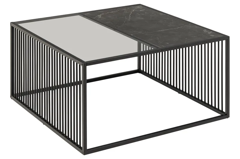 Saklani Soffbord 80x80 cm - Svart - Möbler - Bord & matgrupp - Soffbord