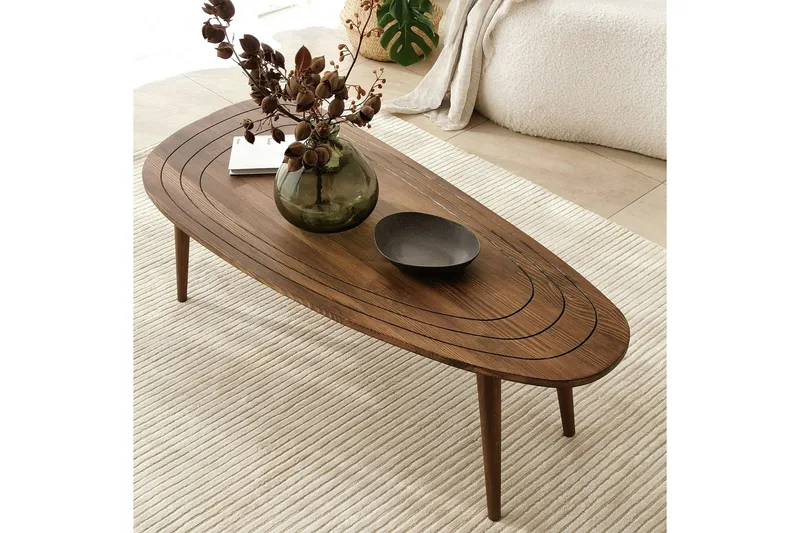 Saldus Soffbord 115 cm - Valnöt - Möbler - Bord & matgrupp - Soffbord