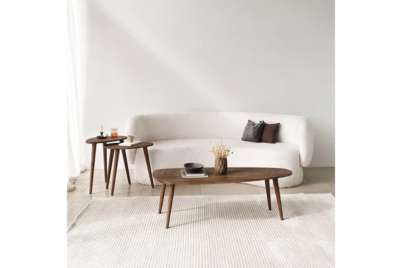 Saldus Soffbord 115 cm - Valnöt - Möbler - Bord & matgrupp - Soffbord