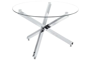 Soffbord Salno 110 cm Rund Rund - Silver - Möbler - Bord & matgrupp - Soffbord