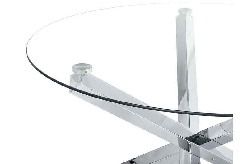 Soffbord Salno 110 cm Rund Rund - Silver - Möbler - Bord & matgrupp - Soffbord