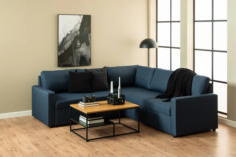 Saloni Soffbord 90x60 cm - Natural - Möbler - Bord & matgrupp - Soffbord - Soffbord med förvaring