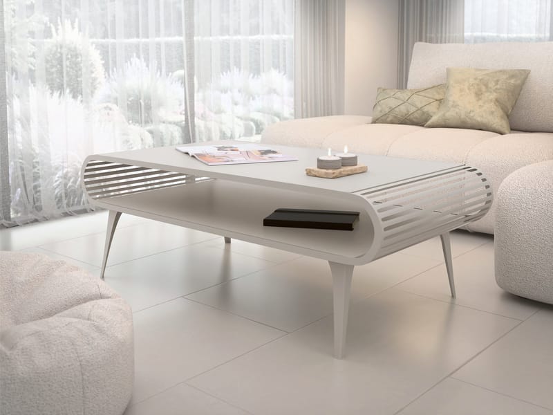 Salvaris Soffbord 120 cm - Beige - Möbler - Bord & matgrupp - Soffbord - Soffbord med förvaring