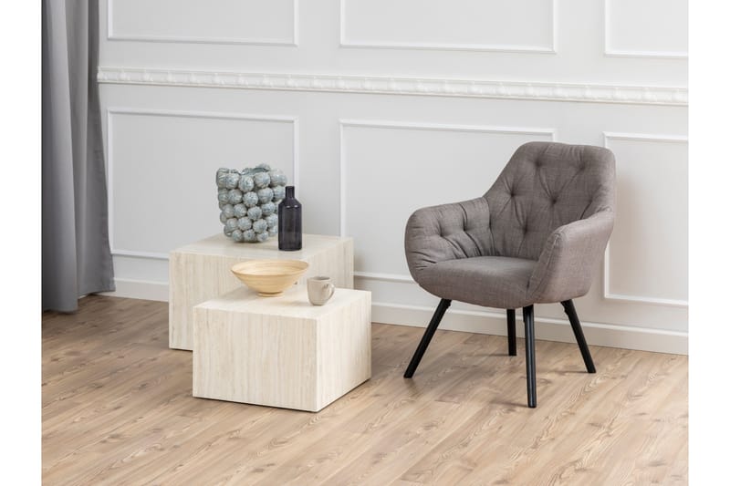 Samon Soffbord 58x58 cm - Beige - Möbler - Bord & matgrupp - Soffbord