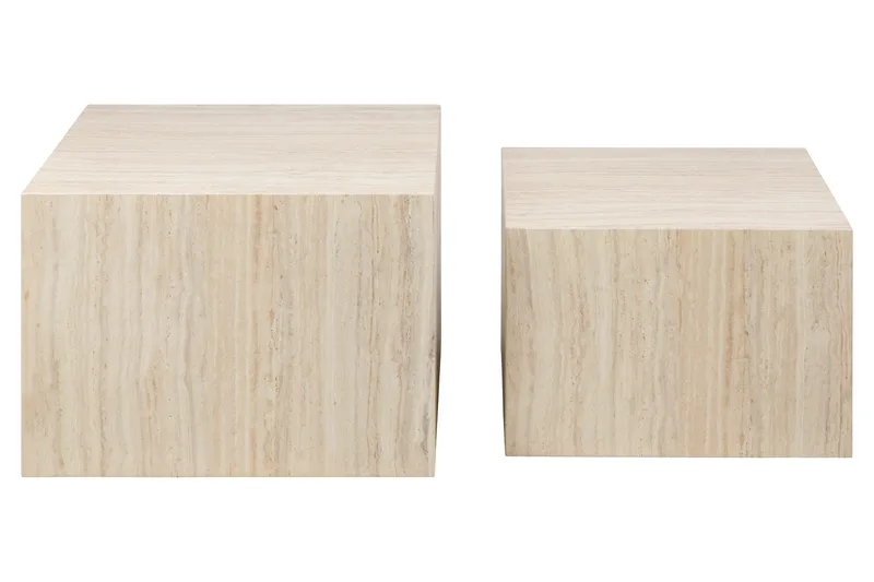 Samon Soffbord 58x58 cm - Beige - Möbler - Bord & matgrupp - Soffbord