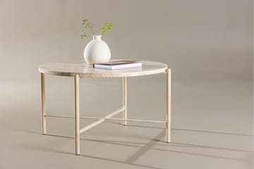 Soffbord Sandhamn 70 cm Rund - Beige - Möbler - Bord & matgrupp - Soffbord