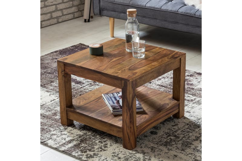 Sarahrose Soffbord 60 cm med Förvaring Hylla - Massivt Trä - Möbler - Bord & matgrupp - Soffbord