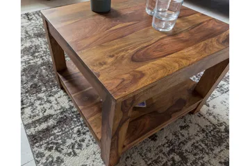 Sarahrose Soffbord 60 cm med Förvaring Hylla - Massivt Trä - Möbler - Bord & matgrupp - Soffbord