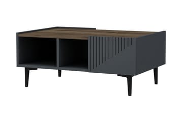 Satsbord 94 cm - Antracit/Valnöt - Möbler - Bord & matgrupp - Soffbord