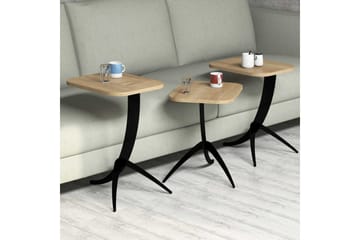 Satsbord Amtorp 45 cm 3 Bord - Brun - Möbler - Bord & matgrupp - Soffbord