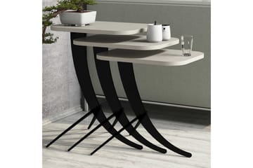 Satsbord Amtorp 45 cm 3 Bord - Vit - Möbler - Bord & matgrupp - Soffbord