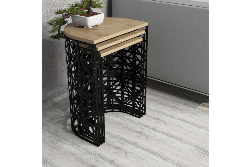 Satsbord Amtorp 46 cm Halvcirkel 3 Bord - Möbler - Bord & matgrupp - Soffbord