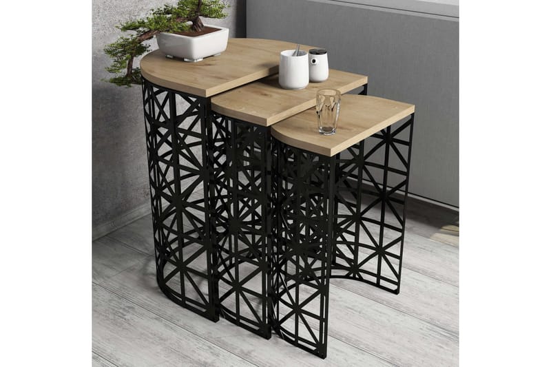 Satsbord Amtorp 46 cm Halvcirkel 3 Bord - Möbler - Bord & matgrupp - Soffbord