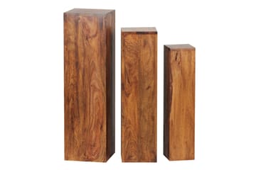 Satsbord Barzaga 3-pack - Trä|natur - Möbler - Bord & matgrupp - Soffbord