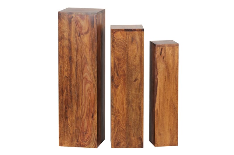 Satsbord Barzaga 3-pack - Trä|natur - Möbler - Bord & matgrupp - Soffbord