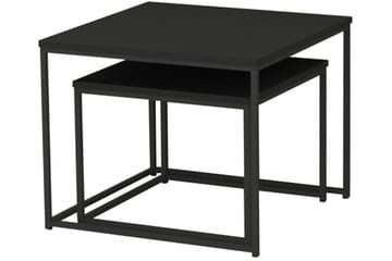 Satsbord Brolopp 55 cm 2 Bord - Svart - Möbler - Bord & matgrupp - Soffbord