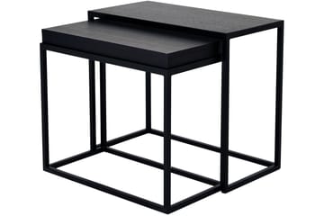 Satsbord Brolopp 60 cm 2 Bord - Svart - Möbler - Bord & matgrupp - Soffbord