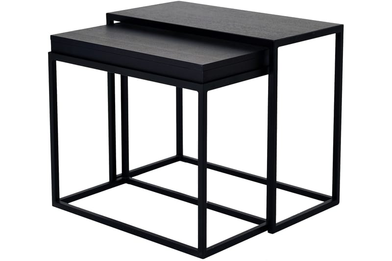 Satsbord Brolopp 60 cm 2 Bord - Svart - Möbler - Bord & matgrupp - Soffbord