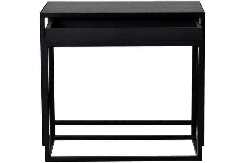 Satsbord Brolopp 60 cm 2 Bord - Svart - Möbler - Bord & matgrupp - Soffbord