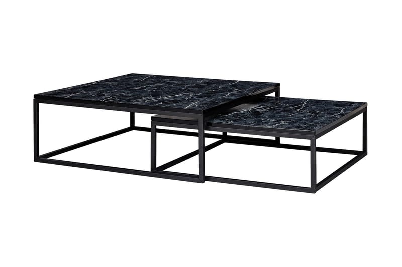 Satsbord Clanton 75 cm - Svart - Satsbord - Soffbord