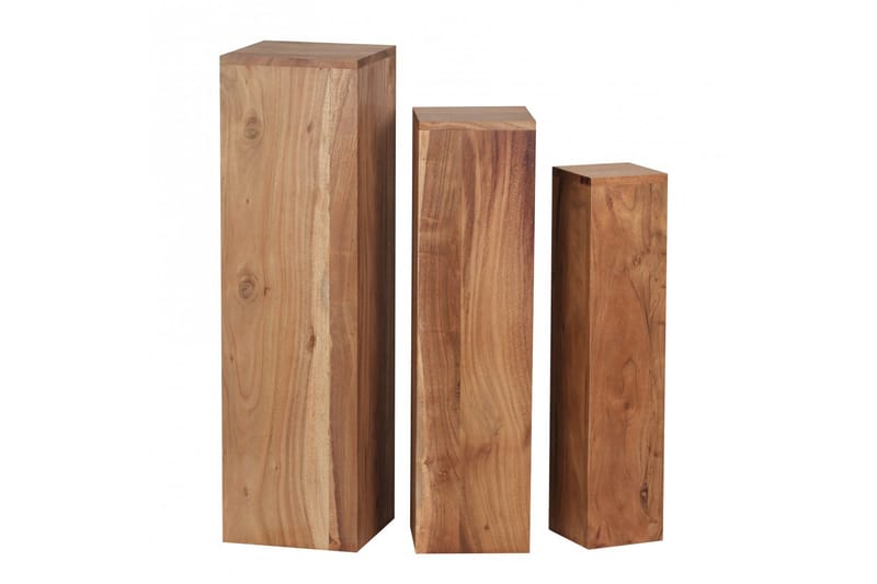 Satsbord Darwell 25 cm 3 Bord - Akacia - Möbler - Bord & matgrupp - Soffbord