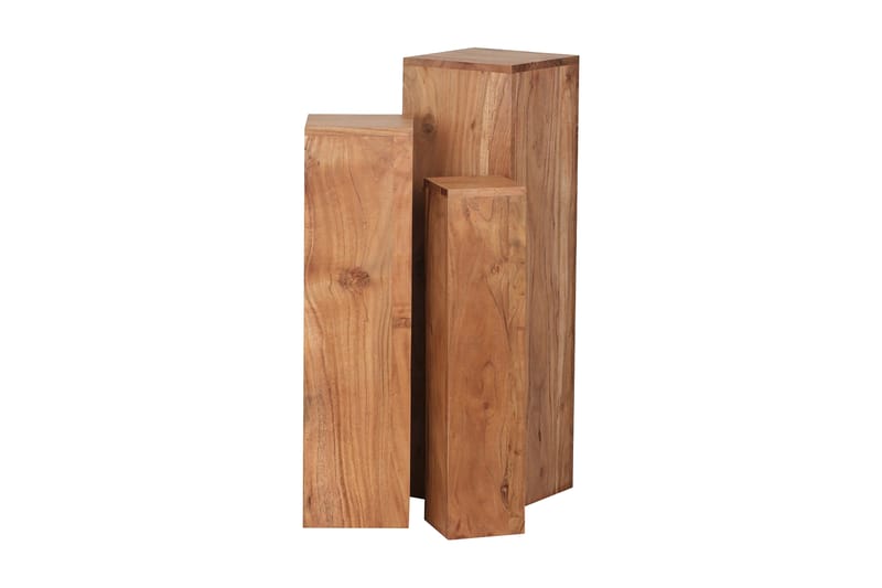 Satsbord Darwell 25 cm 3 Bord - Akacia - Möbler - Bord & matgrupp - Soffbord