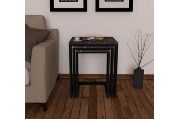 Satsbord Jeylin 3-pack 40 cm - Svart - Möbler - Bord & matgrupp - Soffbord