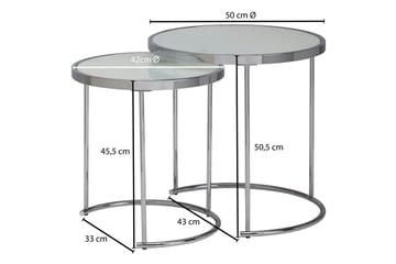 Satsbord Killman 50 cm - Vit - Möbler - Bord & matgrupp - Soffbord