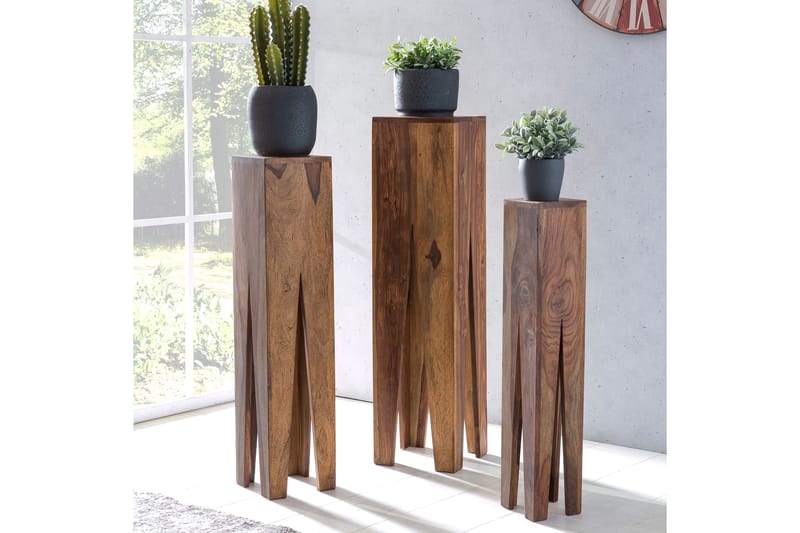 Satsbord Leim 3-pack - Trä|natur - Möbler - Bord & matgrupp - Soffbord