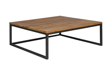 Satsbord Lysogorski 75 cm 2 Bord - Massivt Trä/Svart - Möbler - Bord & matgrupp - Soffbord