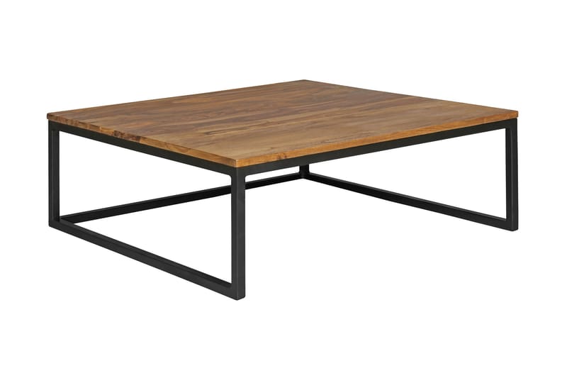 Satsbord Lysogorski 75 cm 2 Bord - Massivt Trä/Svart - Möbler - Bord & matgrupp - Soffbord