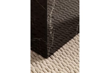 Satsbord Wohnling Set om 2 MONOBLOC högglans triangulär, modern stil Marmor, Svart - Marmor, Svart - Möbler - Bord & matgrupp - Soffbord