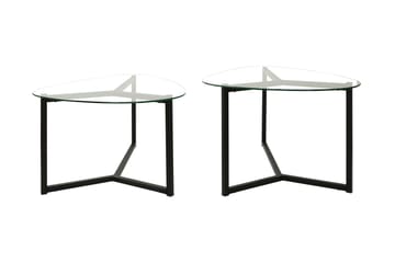 Satsbord Prinsenbeek 82 cm Runt 2-pack - Svart - Möbler - Bord & matgrupp - Soffbord