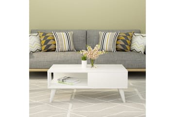 Sebseda Soffbord 90x40x90 cm - Vit - Möbler - Bord & matgrupp - Soffbord