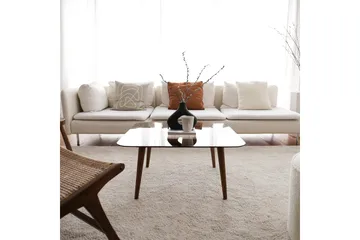 Selter Soffbord 80 cm - Brons/Glas - Möbler - Bord & matgrupp - Soffbord