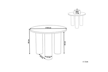 Soffbord Senoia Vit - Vit - Möbler - Bord & matgrupp - Soffbord