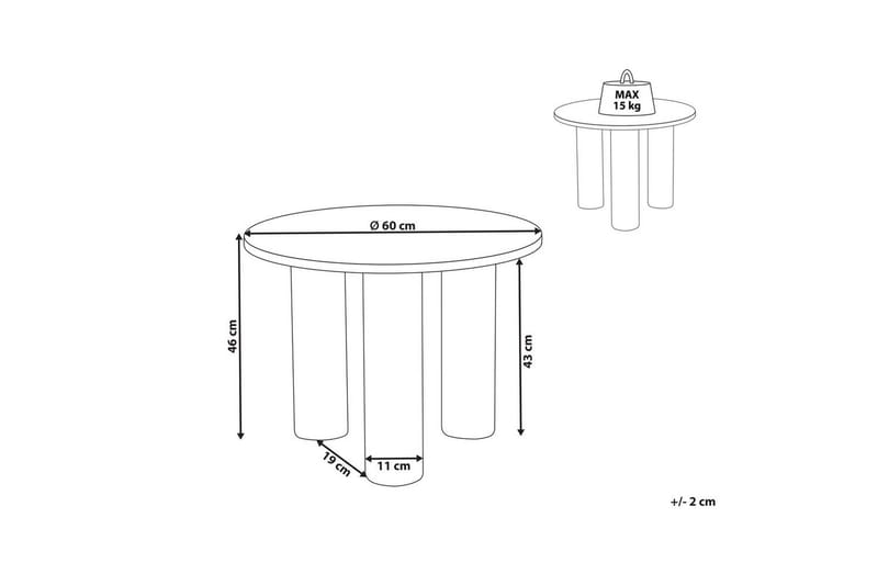 Soffbord Senoia Vit - Vit - Möbler - Bord & matgrupp - Soffbord