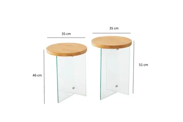 Serenity Soffbord 35 cm - Ek - Möbler - Bord & matgrupp - Soffbord