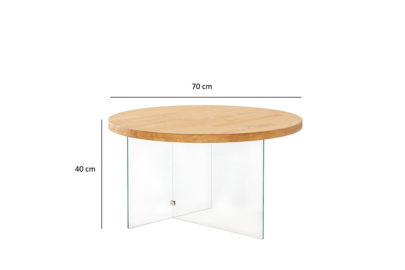Serenity Soffbord 70 cm - Ek - Möbler - Bord & matgrupp - Soffbord