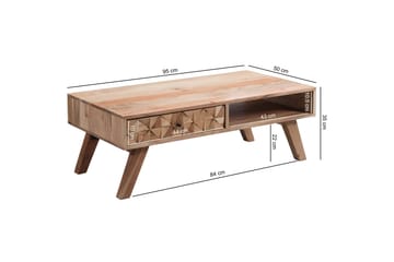 Seufert Soffbord 95 cm - Trä/natur - Möbler - Bord & matgrupp - Soffbord