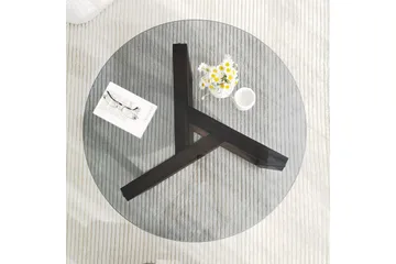 Sibas Soffbord 75 cm Runt - Rökfärgat/Teak - Möbler - Bord & matgrupp - Soffbord