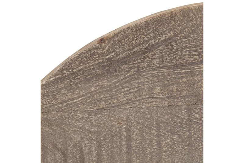 Skålformat soffbord Ã˜60 cm massivt mangoträ - Brun - Soffbord