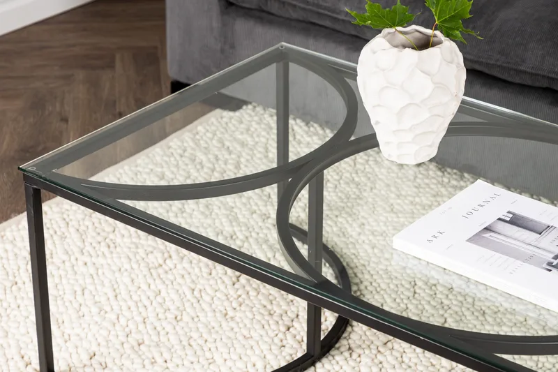 Skanör Soffbord 140x70x42 cm - Svart - Möbler - Bord & matgrupp - Soffbord