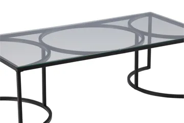 Skanör Soffbord 140x70x42 cm - Svart - Möbler - Bord & matgrupp - Soffbord