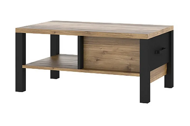 Skarebol Soffbord 90 cm - Svart/Trä/Natur - Möbler - Bord & matgrupp - Soffbord