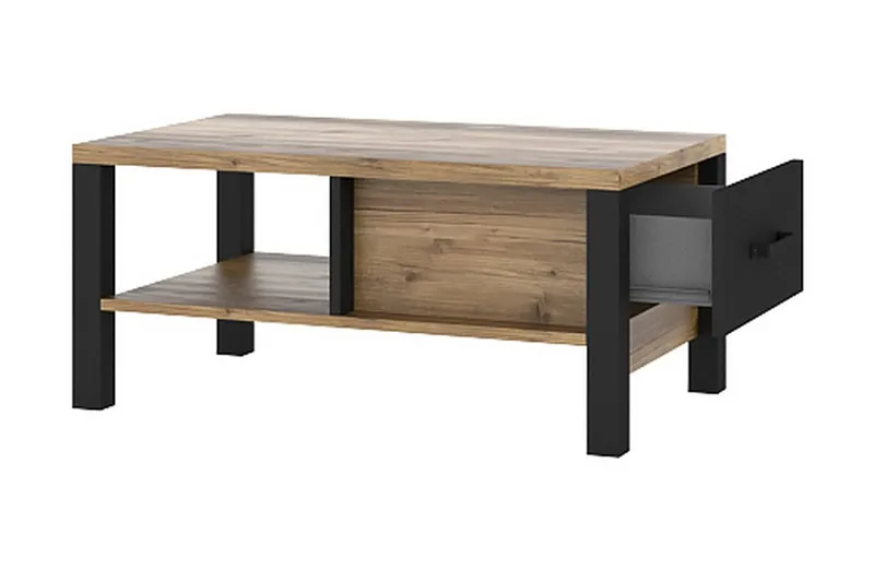 Skarebol Soffbord 90 cm - Svart/Trä/Natur - Möbler - Bord & matgrupp - Soffbord